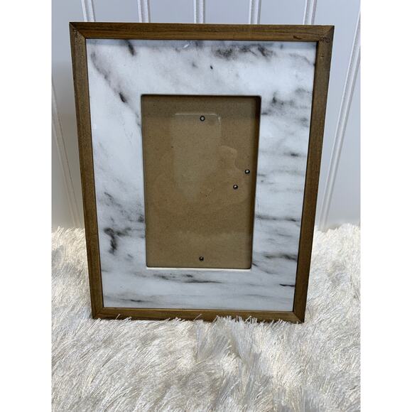 3.5 x 5.5" frame Wood Marble Look - Picture 1 of 4